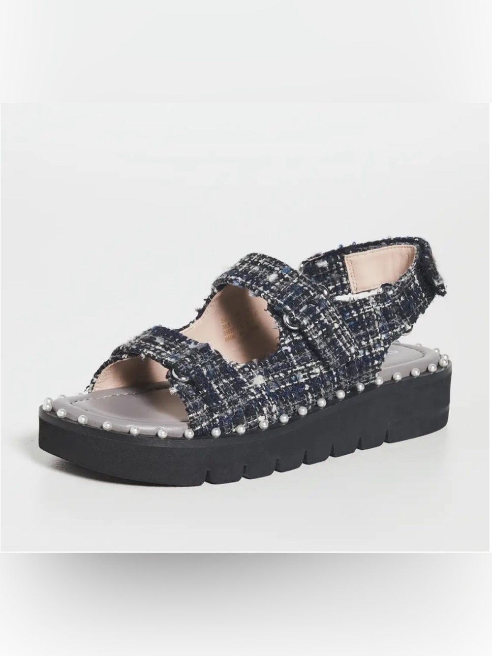 Stuart Weitzman Elegant Tweed‎ Sandals Strap Sandal